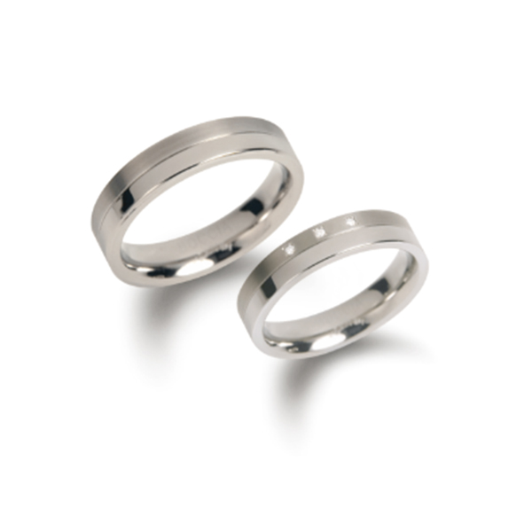 Titan mit Brillant – Kollektion Boccia Titanium