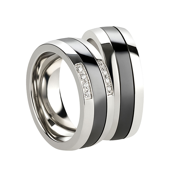 Edelstahl/Ceramic mit Zirkonia – Kollektion Mabro