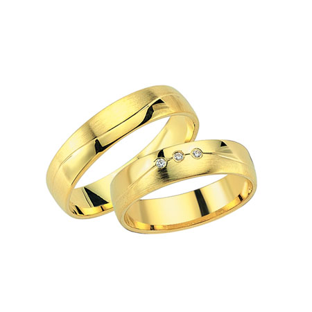 Gelbgold mit Brillant – Kollektion Schwarz